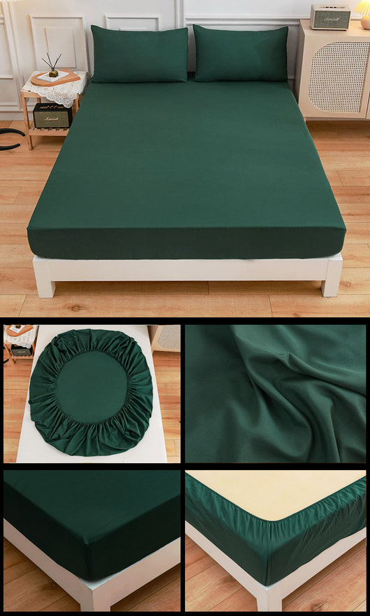 Juego de Sábanas de Algodón para Estudiantes - Sábana Ajustable y Funda de Almohada - Image 29