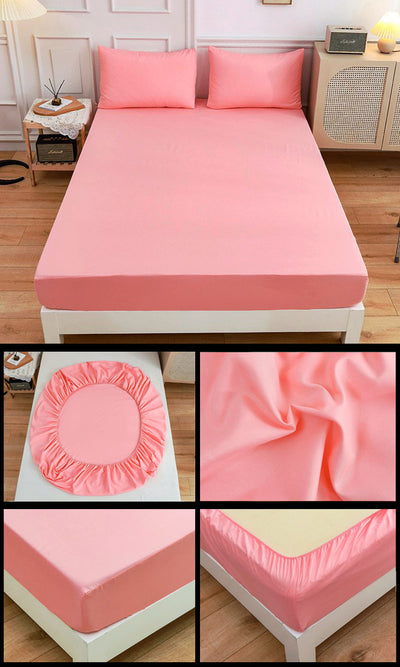 Juego de Sábanas de Algodón para Estudiantes - Sábana Ajustable y Funda de Almohada - Image 31