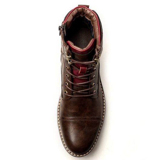 Botas Martin de Cuero para Hombre Talla Grande con Cierre y Detalles de Herramientas - Image 15