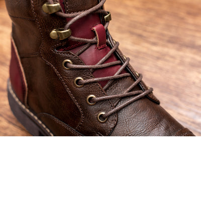 Botas Martin de Cuero para Hombre Talla Grande con Cierre y Detalles de Herramientas - Image 26
