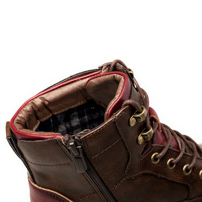 Botas Martin de Cuero para Hombre Talla Grande con Cierre y Detalles de Herramientas - Image 27
