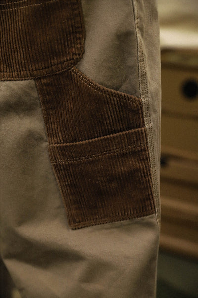 Pantalones Hombre Cintura Alta Pierna Ancha con Detalles Contrastantes - Image 16