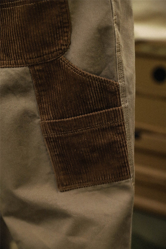 Pantalones Hombre Cintura Alta Pierna Ancha con Detalles Contrastantes - Image 16