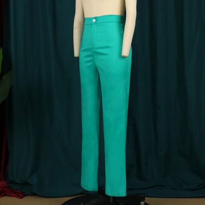 Pantalones de Cintura Alta Elásticos Rectos Verde - Comodidad Deportiva - Image 9