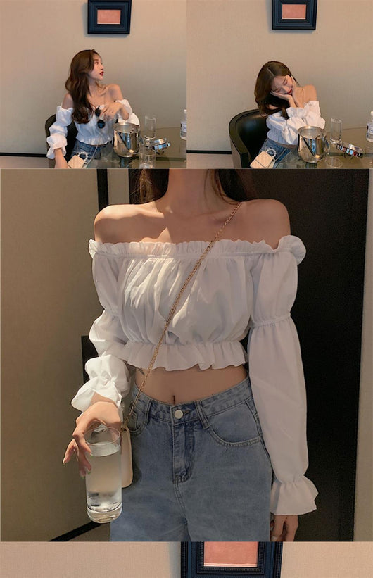 Blusa Elegante con Cuello al Hombro - Diseño Minimalista - Image 8