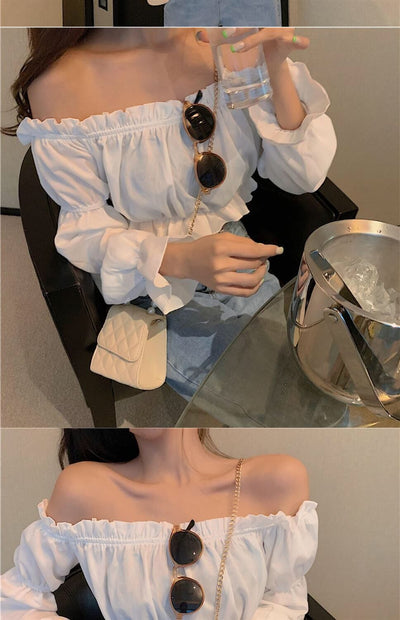 Blusa Elegante con Cuello al Hombro - Diseño Minimalista - Image 16