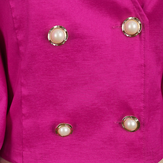 Cardigan Cropped Ajustado con Cuello V y Mangas Globo para Mujer - Image 11