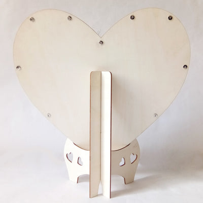 Mesa de Firmas para Bodas Big Love - Diseño Rústico en Madera - Image 7