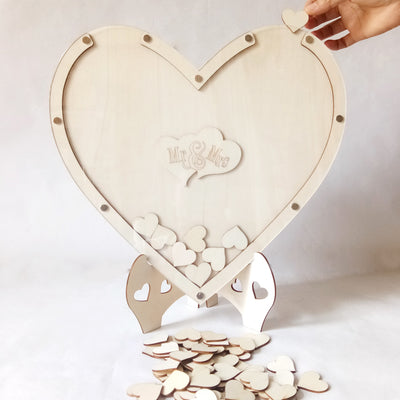 Mesa de Firmas para Bodas Big Love - Diseño Rústico en Madera - Image 11
