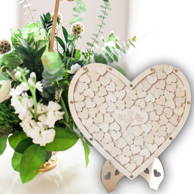 Mesa de Firmas para Bodas Big Love - Diseño Rústico en Madera - Image 12