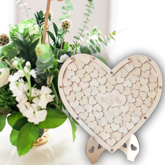 Mesa de Firmas para Bodas Big Love - Diseño Rústico en Madera - Image 12