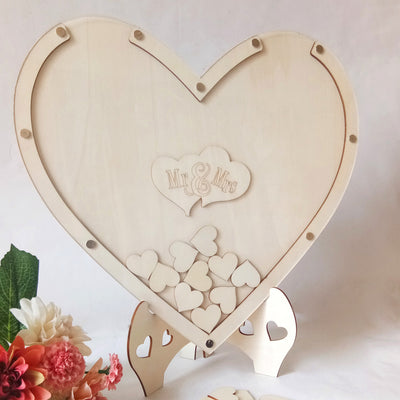 Mesa de Firmas para Bodas Big Love - Diseño Rústico en Madera - Image 13