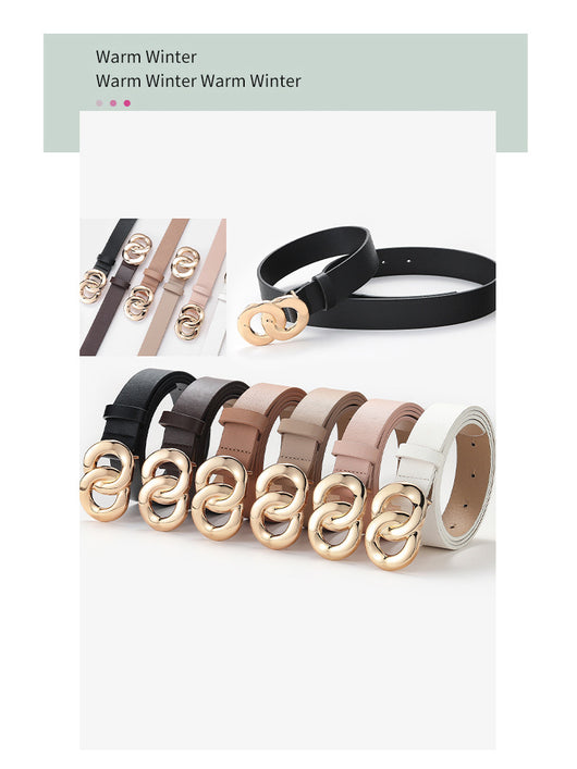 Cinturón Decorativo con Hebilla de Cadena Estilo Hong Kong para Mujer - Image 17