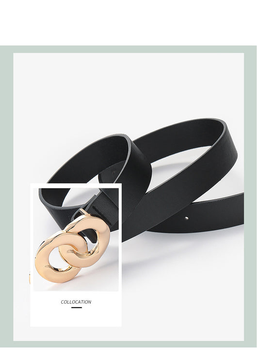 Cinturón Decorativo con Hebilla de Cadena Estilo Hong Kong para Mujer - Image 18