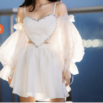 Vestido Sling con Diseño Love Elegante - Image 20