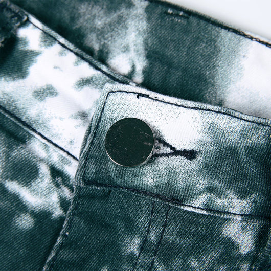 Jeans Rectos Tie-Dye Artesanal para Hombre - Image 7