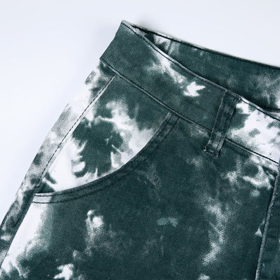 Jeans Rectos Tie-Dye Artesanal para Hombre - Image 10