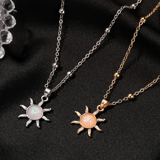 Collar Delicado con Ópalo Incrustado - Diseño Minimalista para Clavícula - Image 10