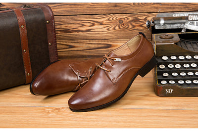 Zapatos de Cuero Británico para Hombre - Elegancia Formal y Comodidad Diaria - Image 7