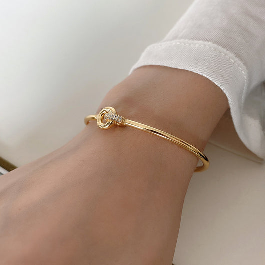 Pulsera Eslabones Entrelazados en Plata 925 Estilo Coreano - Image 7