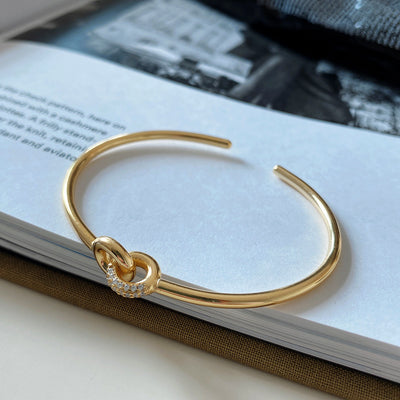 Pulsera Eslabones Entrelazados en Plata 925 Estilo Coreano - Image 12