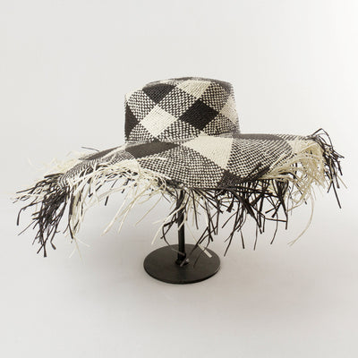 Sombrero de Paja con Copa Plana y Ala Texturizada - Image 5