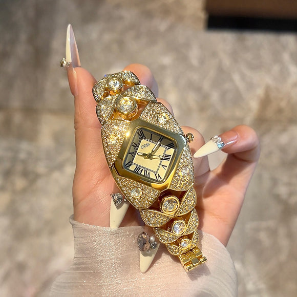 Reloj de Pulsera Vintage de Cuarzo para Mujer - Diseño Exclusivo