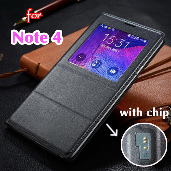 Funda Inteligente con Tapa para Samsung Galaxy Note 4