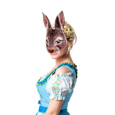 Máscara de Conejo Carnaval Mascarada EVA Media Cara Animal - Image 8