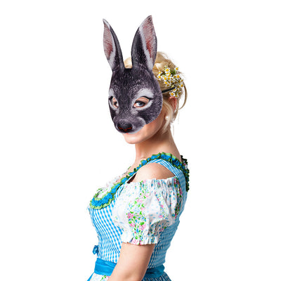 Máscara de Conejo Carnaval Mascarada EVA Media Cara Animal - Image 10