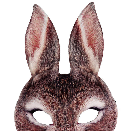 Máscara de Conejo Carnaval Mascarada EVA Media Cara Animal - Image 18