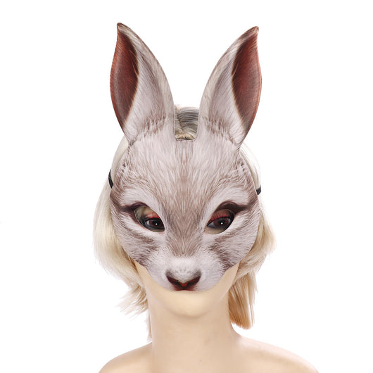 Máscara de Conejo Carnaval Mascarada EVA Media Cara Animal - Image 20