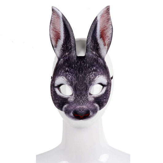 Máscara de Conejo Carnaval Mascarada EVA Media Cara Animal - Image 22
