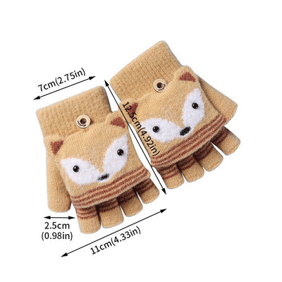 Guantes Infantiles de Punto Suave con Diseño Abatible Convertible - Image 8