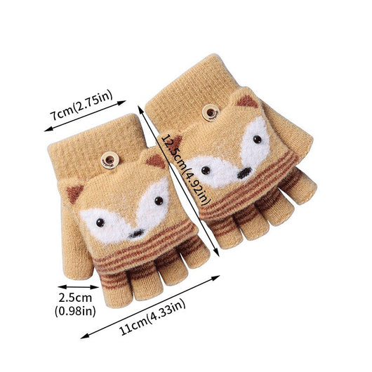 Guantes Infantiles de Punto Suave con Diseño Abatible Convertible - Image 8