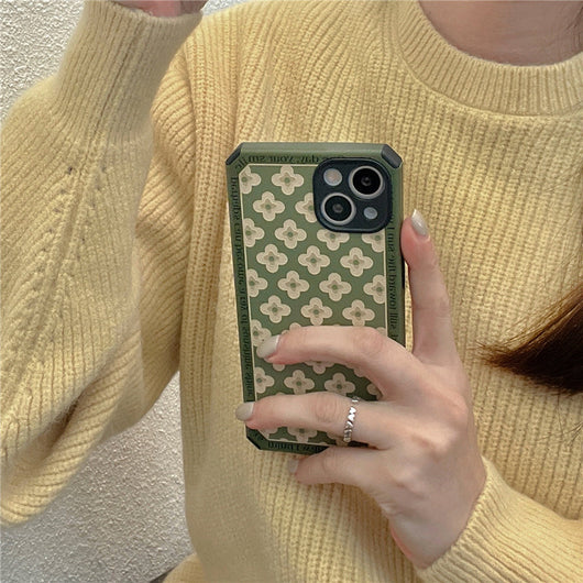 Funda para Celular Retro Flores Verde - Image 11
