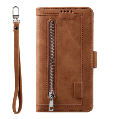 Funda de Cuero para Celular con 9 Compartimentos y Cierre - Image 9