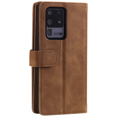 Funda de Cuero para Celular con 9 Compartimentos y Cierre - Image 11