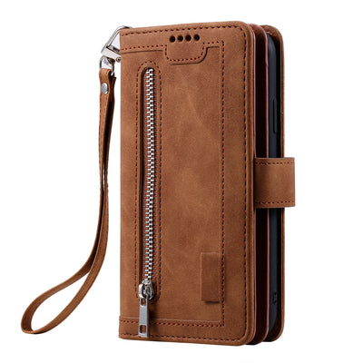 Funda de Cuero para Celular con 9 Compartimentos y Cierre - Image 13