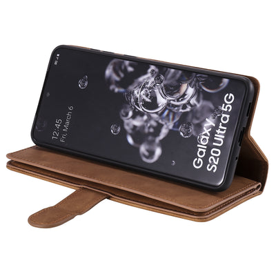 Funda de Cuero para Celular con 9 Compartimentos y Cierre - Image 16