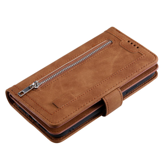 Funda de Cuero para Celular con 9 Compartimentos y Cierre - Image 17