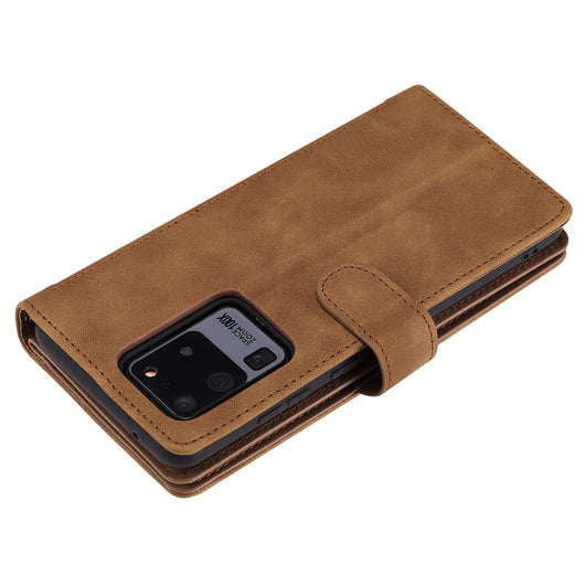 Funda de Cuero para Celular con 9 Compartimentos y Cierre - Image 18