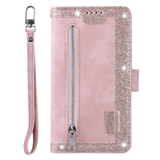 Funda de Cuero para Celular con 9 Compartimentos y Cierre - Image 22