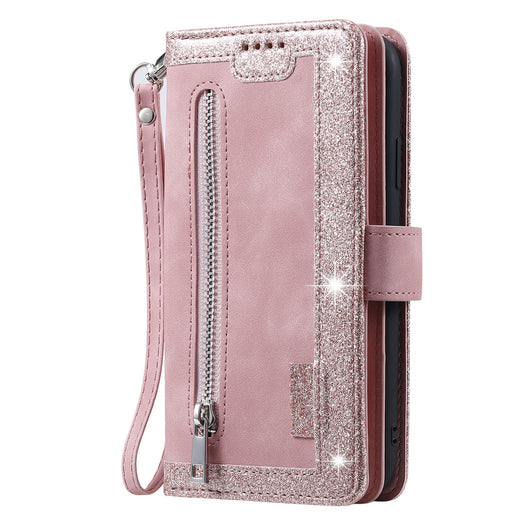 Funda de Cuero para Celular con 9 Compartimentos y Cierre - Image 26