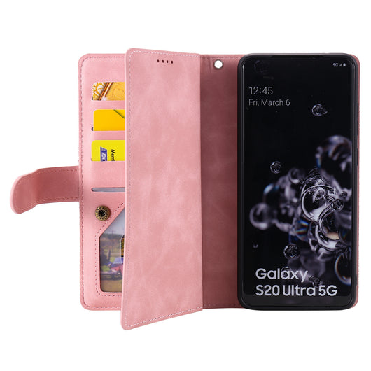 Funda de Cuero para Celular con 9 Compartimentos y Cierre - Image 27