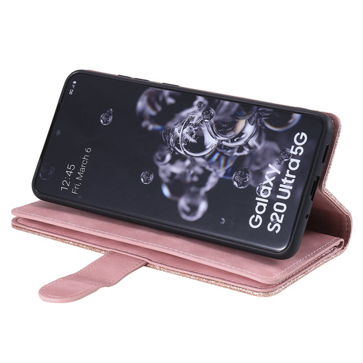 Funda de Cuero para Celular con 9 Compartimentos y Cierre - Image 29