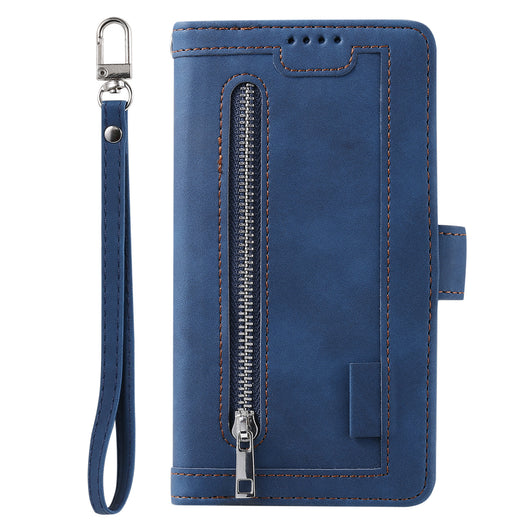 Funda de Cuero para Celular con 9 Compartimentos y Cierre - Image 35