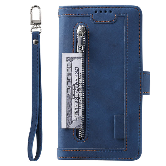 Funda de Cuero para Celular con 9 Compartimentos y Cierre - Image 36
