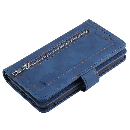 Funda de Cuero para Celular con 9 Compartimentos y Cierre - Image 43