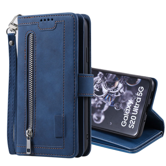 Funda de Cuero para Celular con 9 Compartimentos y Cierre - Image 46